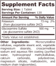 Glucosamine Sulfate 500 mg / 120 Tabs